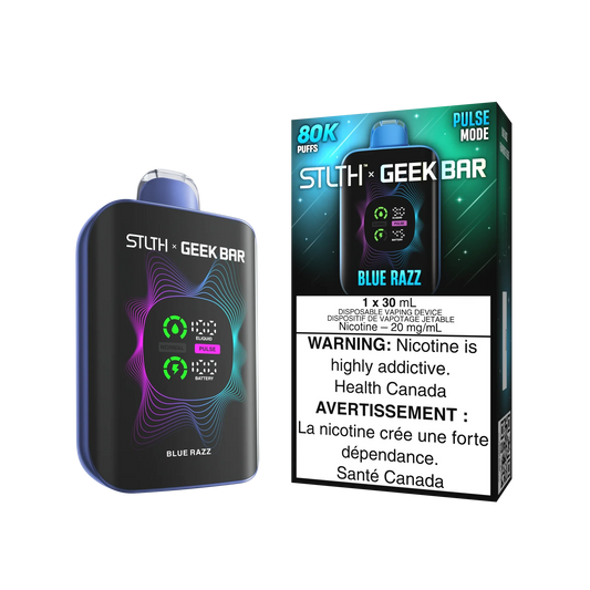 Stlth X Geek Bar 80k Blue Razz Disposable Stlth X Geek Bar 80K 