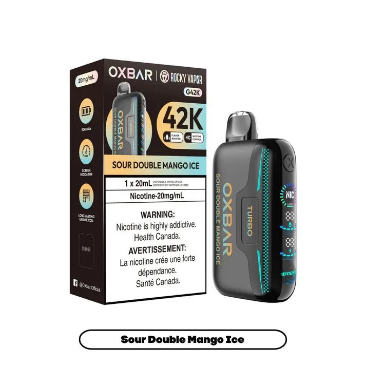 Sour Double Mango Oxbar 42k Disposable Oxbar 42k 
