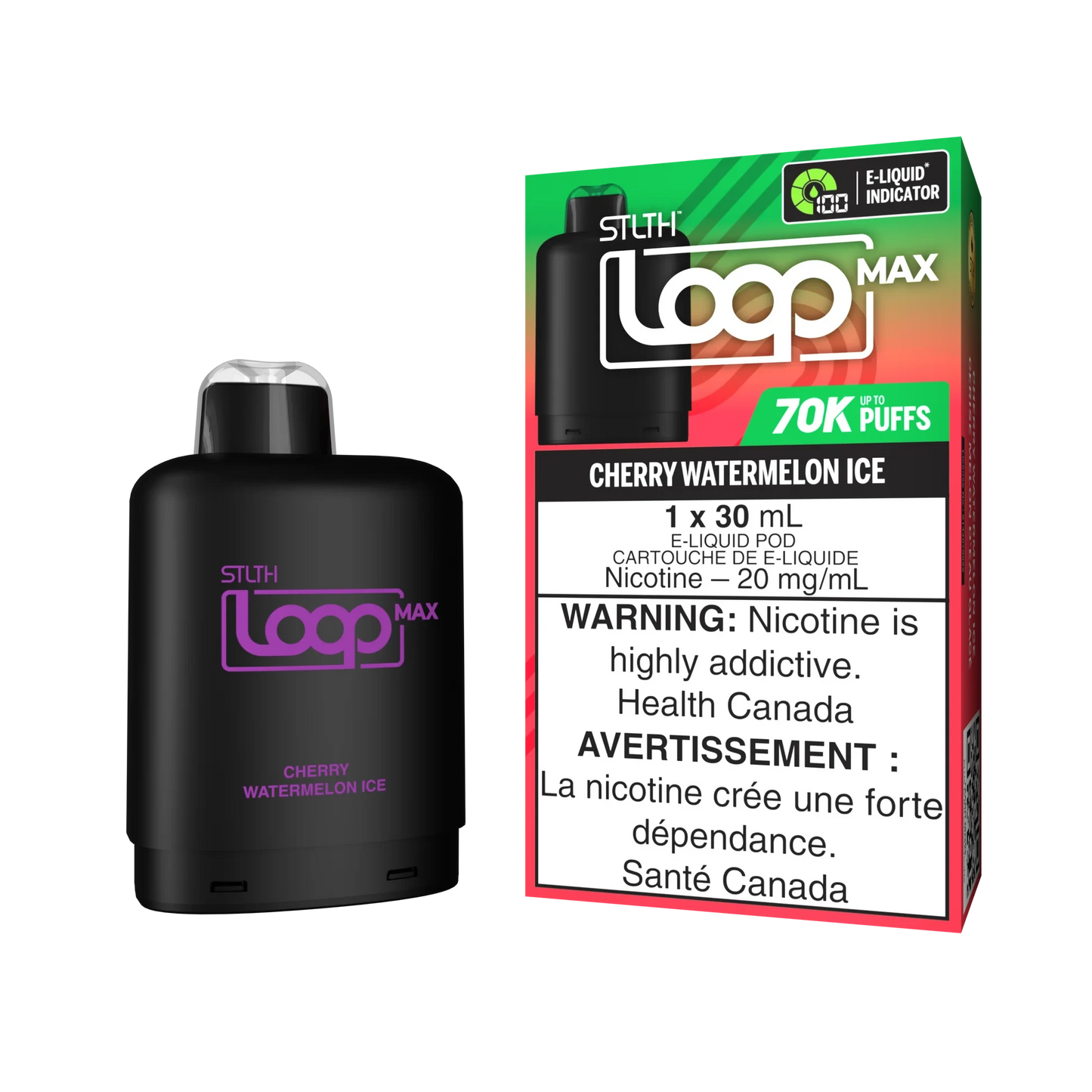 Cherry Watermelon Ice - STLTH Loop MAX 70k Disposable STLTH LOOP MAX 