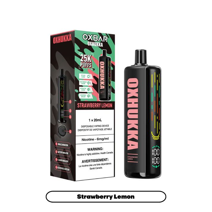 Strawberry Lemon - Oxhukka Disposable Oxhukka 20mg - 2% 