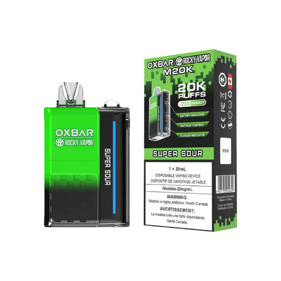 Super Sour - Oxbar 20k Disposable Oxbar 20mg - 2% 