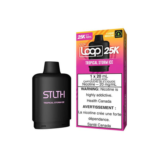 Tropical Storm Ice - STLTH Loop 25k Disposable STLTH LOOP 20mg - 2% 