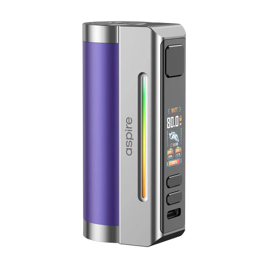Aspire Zelos M80 Mod  80W Compact Vape Mod with 2600mAh Battery  Cold  Turkey Juice inc