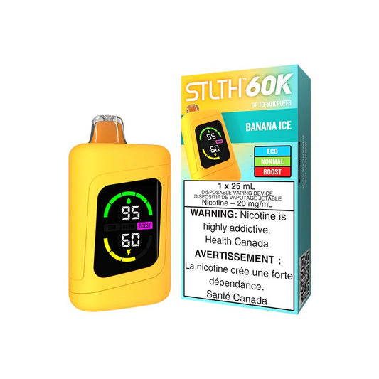 Banana Ice - STLTH 60k Disposable Stlth 60k 20mg - 2% 