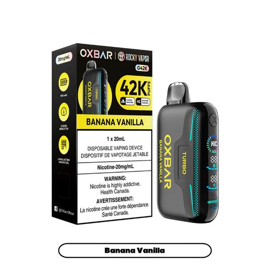 Banana Vanilla - Oxbar 42k Disposable Oxbar 42k 20mg - 2% 