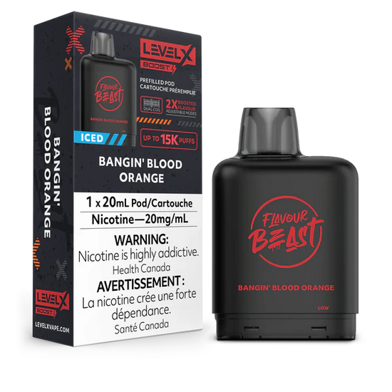 Bangin' Blood Orange - Flavour Beast Level X Boost Disposable Level X 20mg - 2% 