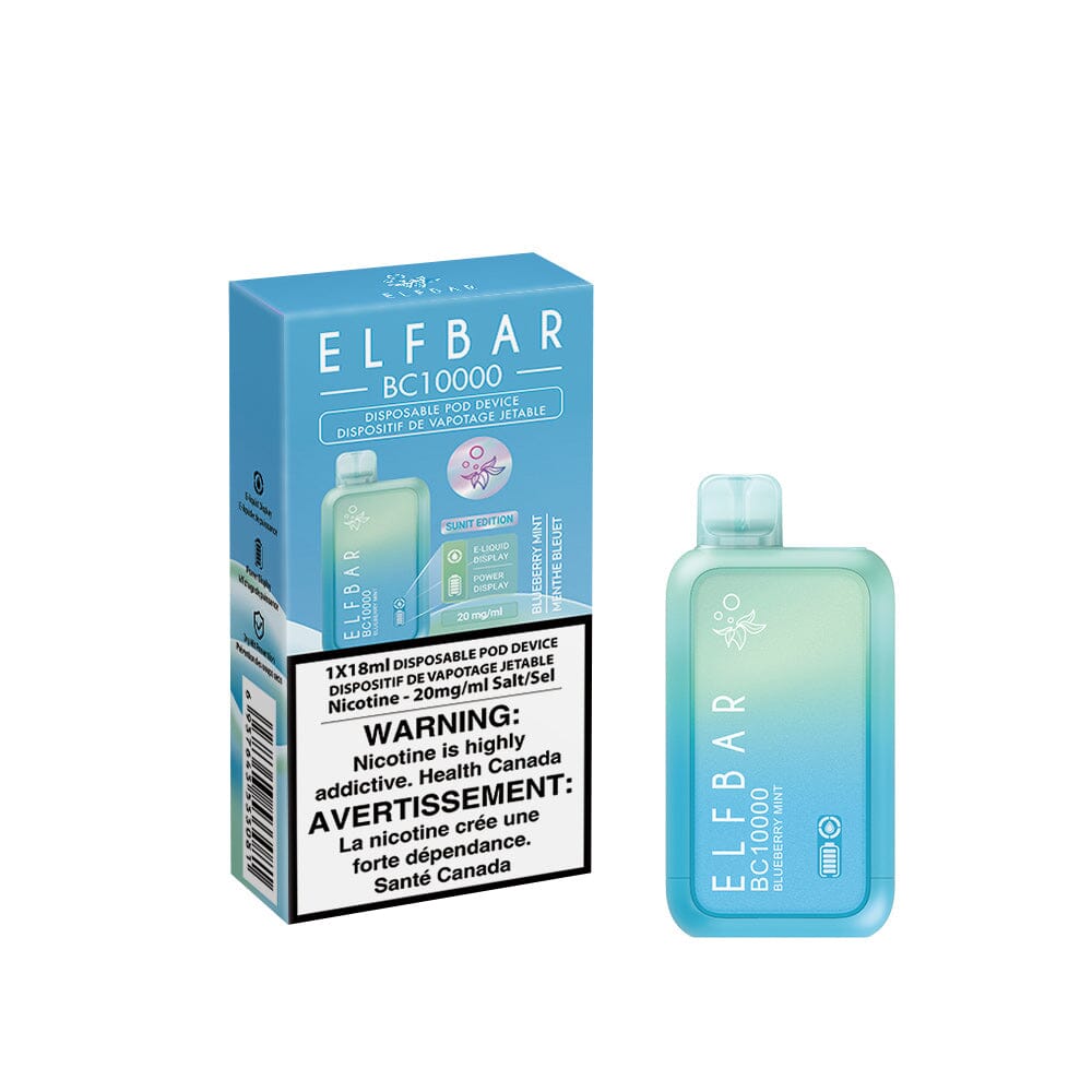 Blueberry Mint - Elf Bar BC10000 Disposable Elf Bar 20mg - 2% 