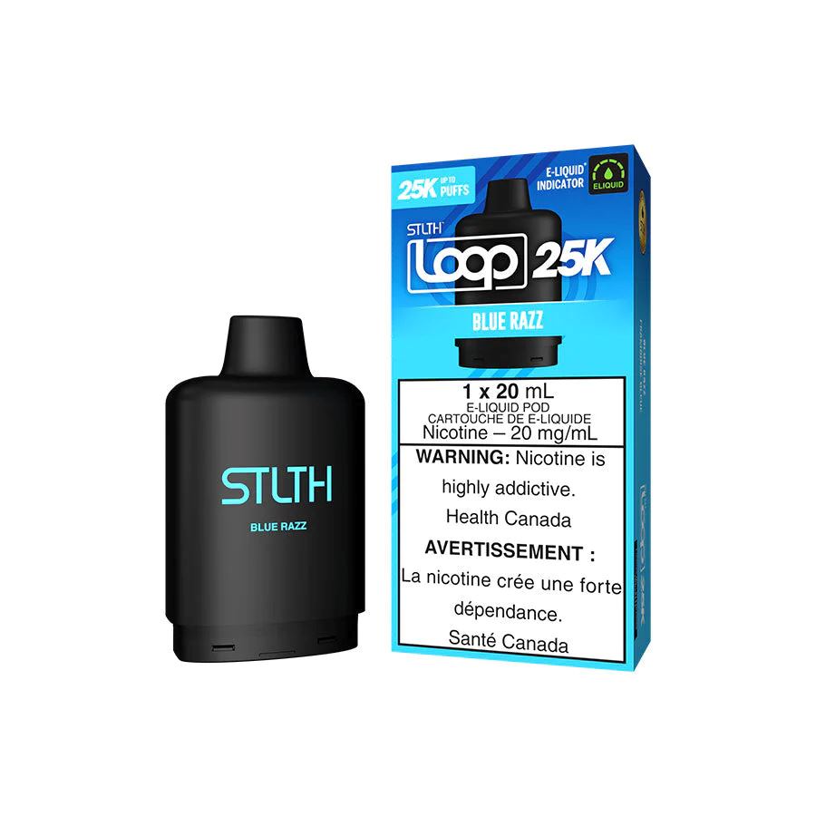 Blue Razz - STLTH Loop 25k Disposable STLTH LOOP 20mg - 2% 