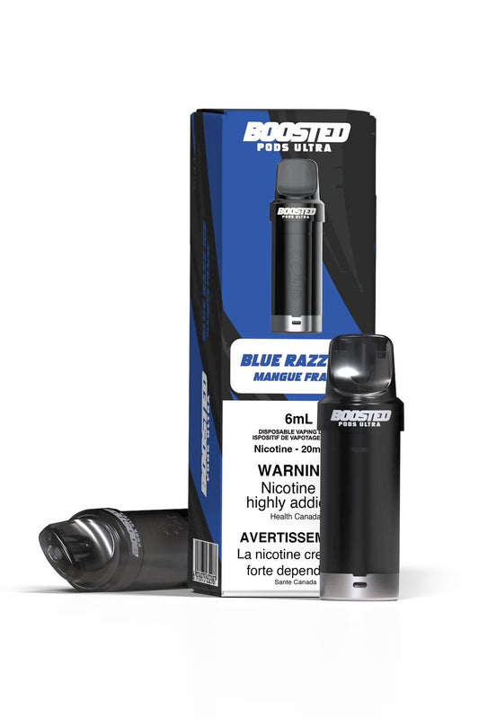 Blue Razz Ice - Boosted Pod Ultra CLOSED PODS Boosted Pods Ultra 20mg - 2% 