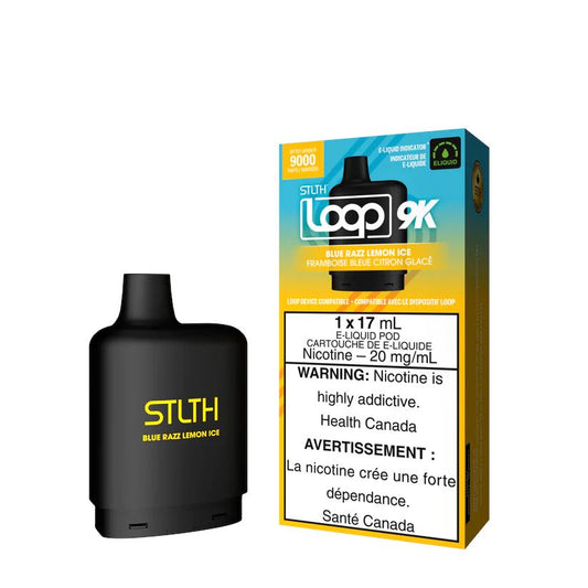 Blue Razz Lemon Ice - STLTH Loop 9K Disposable STLTH LOOP 20mg - 2% 