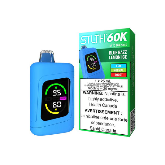 Blue Razz Lemon Ice - STLTH 60k Disposable Stlth 60k 20mg - 2% 