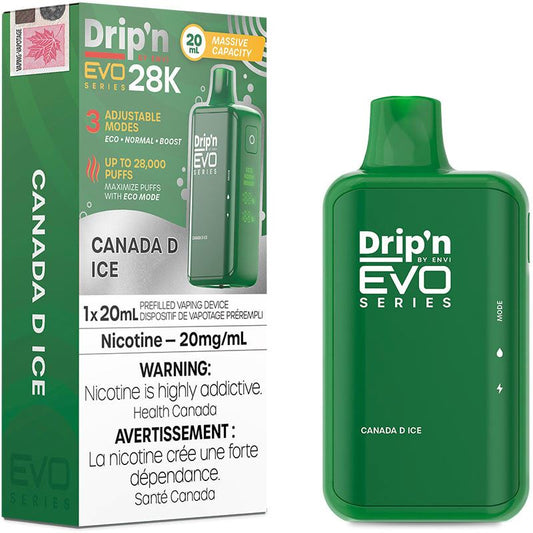 Canada D Ice - Drip'n Evo 28k Disposable Envi 20mg - 2% 