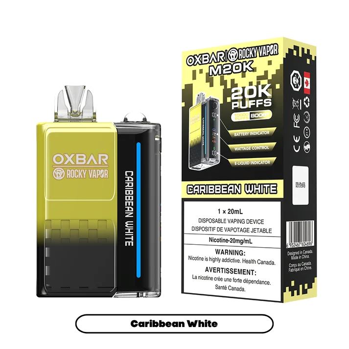 Caribbean White - Oxbar 20k Disposable Oxbar 20mg - 2% 