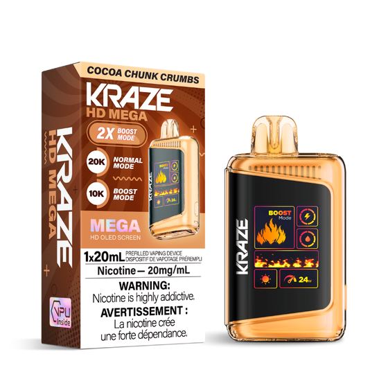 Cocoa Chunk Crumbs - Kraze HD Mega 20k Disposable Kraze 20mg - 2% 
