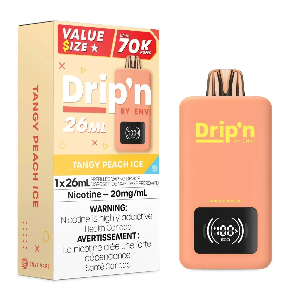 Tangy Peach - Drip'n 26ml Drip'n 26ml 