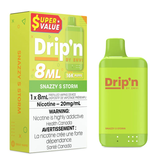 Dripn 8ml Snazzy S Storm Cold Turkey Juice inc 