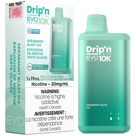 Spearmint Blast Ice - Drip'n Evo Disposable Envi 