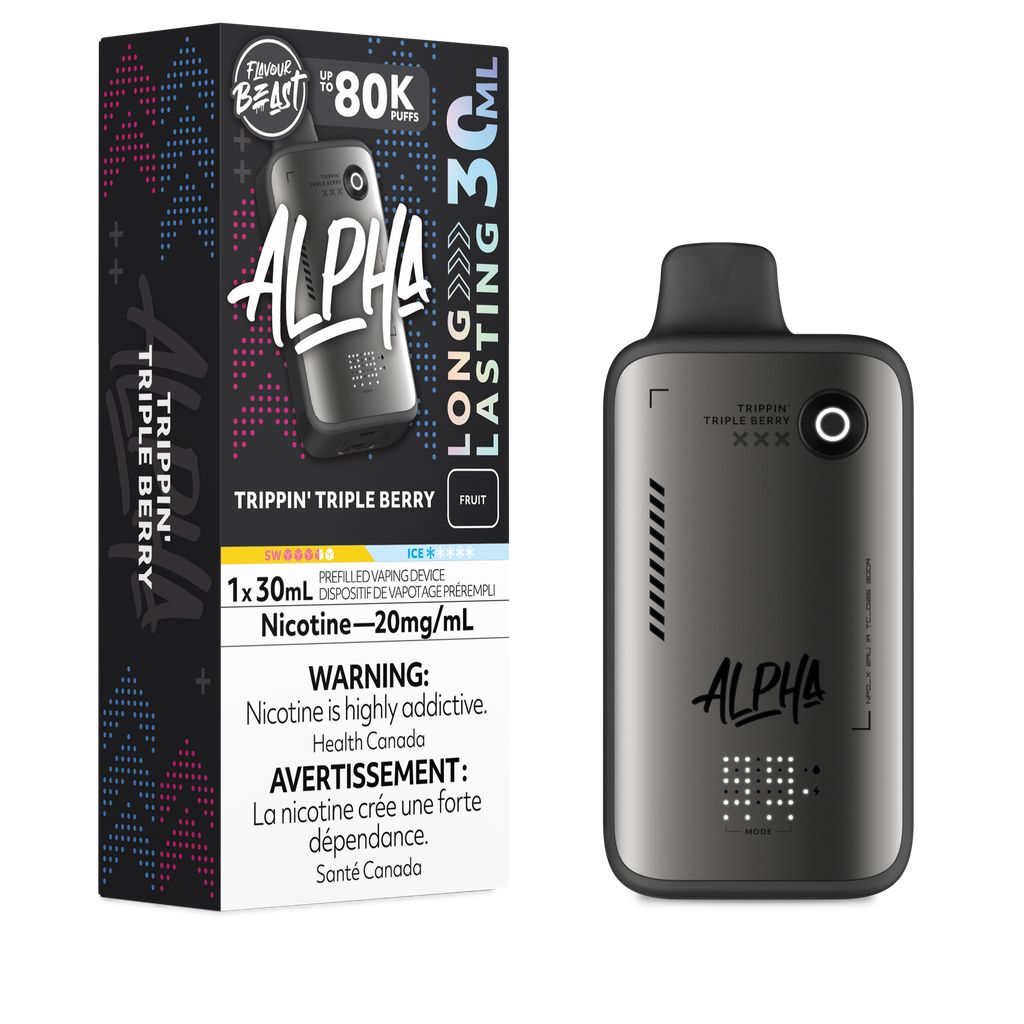 Alpha - Trippin Triple Berry Disposable Flavour Beast Alpha 