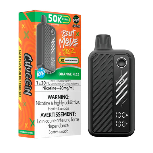 Orange Fizz - Beast Mode Max 2 Disposable Beast Mode Max 2 20mg - 2% 