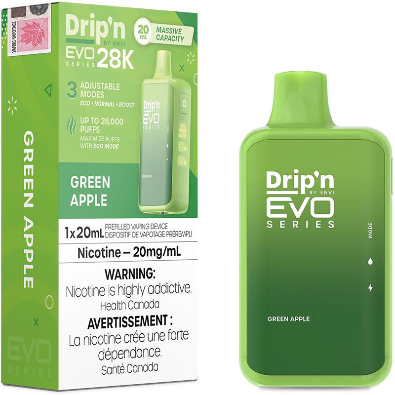 Green Apple - Drip'n Evo 28k Disposable Envi 20mg - 2% 