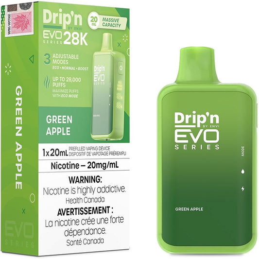Green Apple - Drip'n Evo 28k Disposable Envi 20mg - 2% 