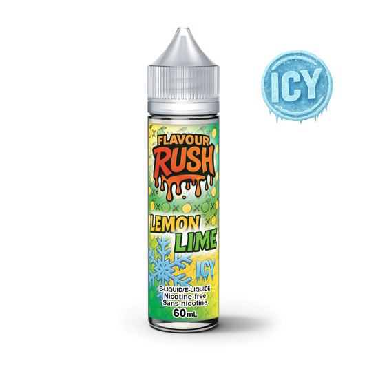 Icy Lemon Lime - Flavour Rush (Excise) e-liquid COLD TURKEY JUICE INC 