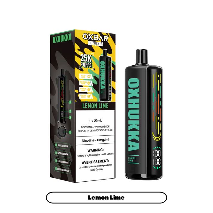 Lemon Lime - Oxhukka Disposable Oxhukka 20mg - 2% 