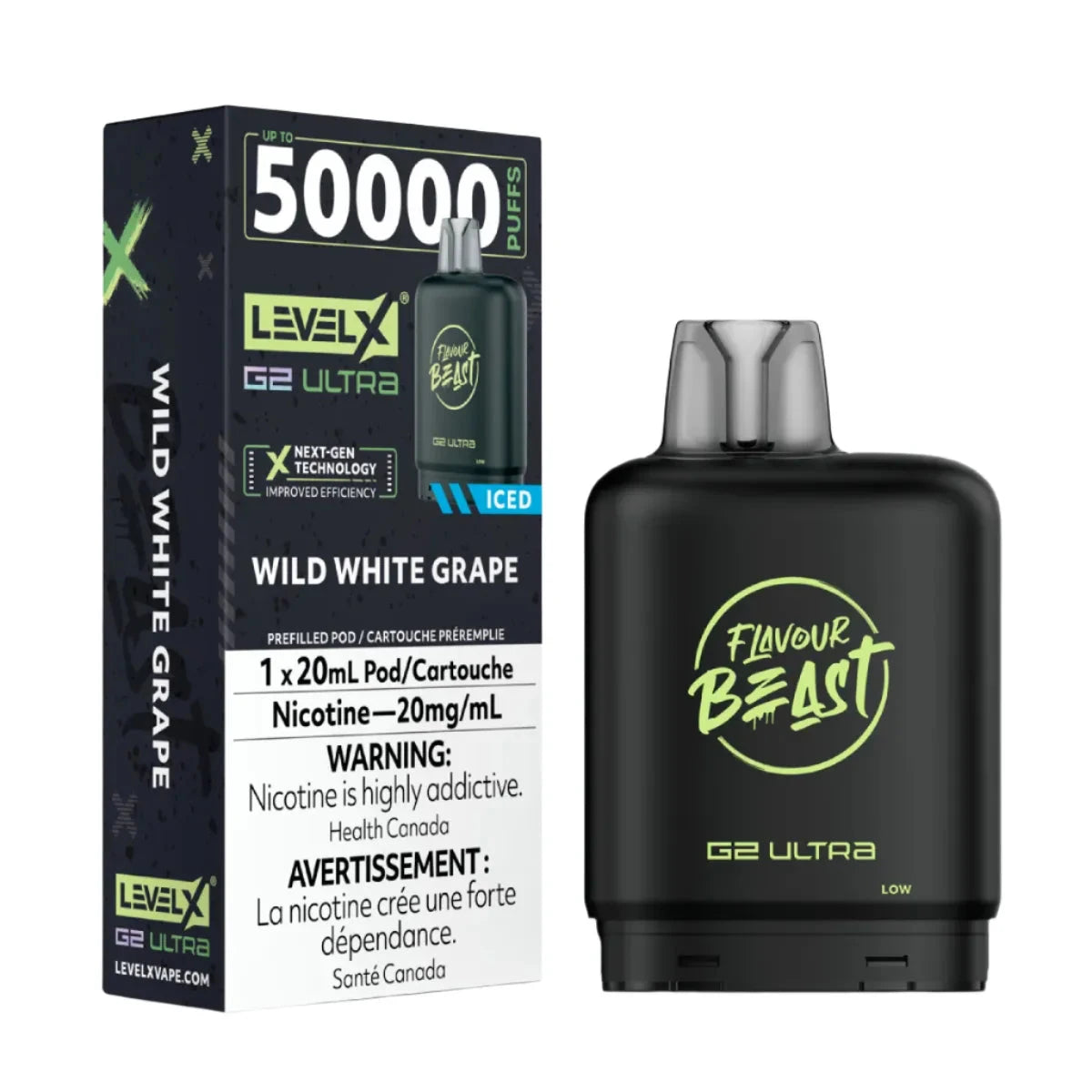 Wild White Grape - Level X G2 Ultra Disposable Level X G2 Ultra FB 