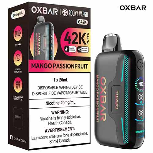 Mango Passionfruit Oxbar 42k Disposable Oxbar 42k 20mg - 2% 