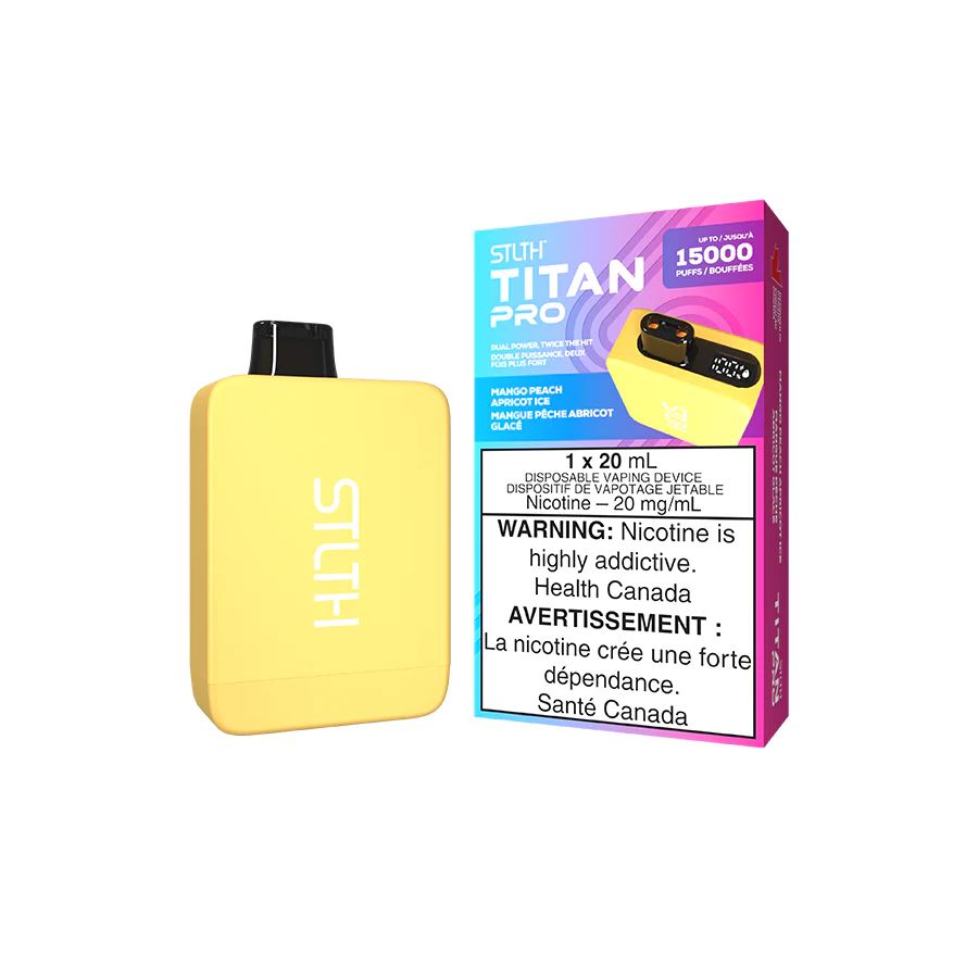 Mango Peach Apricot Ice - Stlth Titan Pro Disposable Stlth Disposables 20mg - 2% 