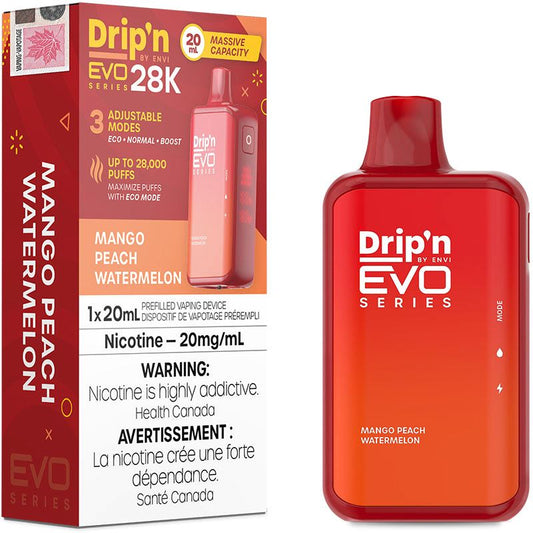 Mango Peach Watermelon - Drip'n Evo 28k Disposable Envi 20mg - 2% 