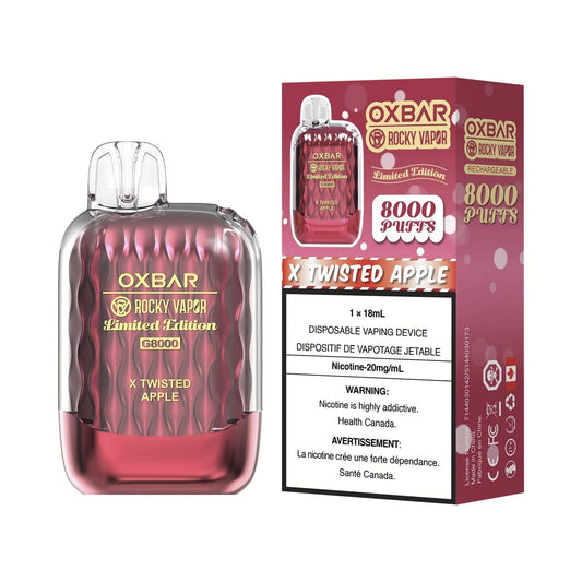 X Twisted Apple - Oxbar Disposable Oxbar 20mg - 2% 