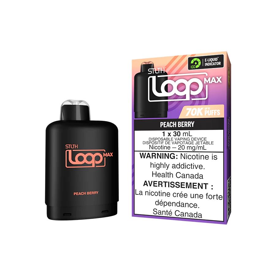 Peach Berry - STLTH Loop MAX 70k Disposable STLTH LOOP MAX 20mg - 2% 