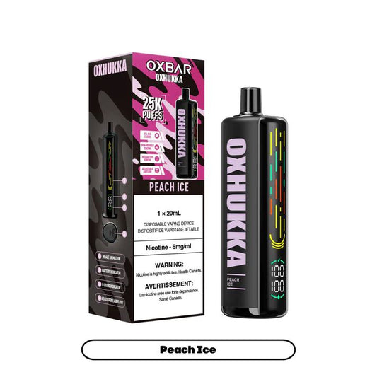 Peach Ice - Oxhukka Disposable Oxhukka 20mg - 2% 