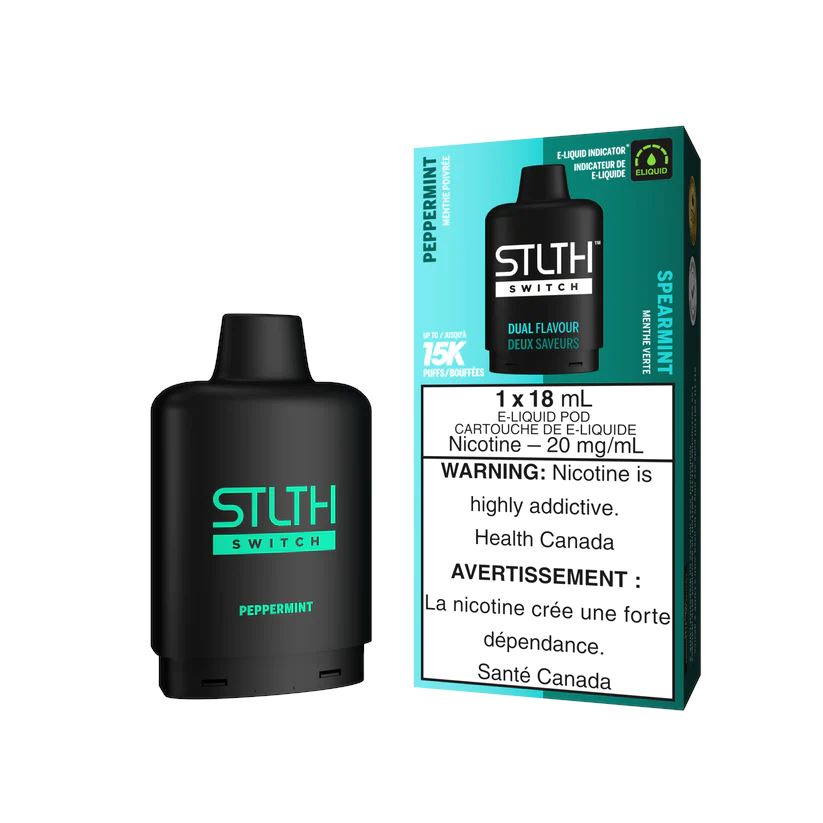 Peppermint/Spearmint - STLTH Switch 15k Disposable STLTH SWITCH 20mg - 2% 