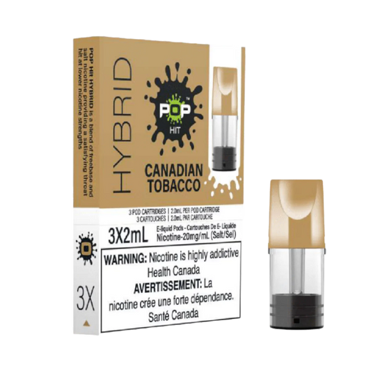 Canadian Tobacco - POP CLOSED PODS POP 2% - Hybrid Blend 