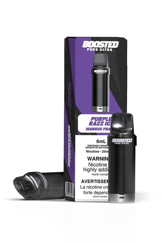 Purple Razz Ice - Boosted Pod Ultra CLOSED PODS Boosted Pods Ultra 20mg - 2% 