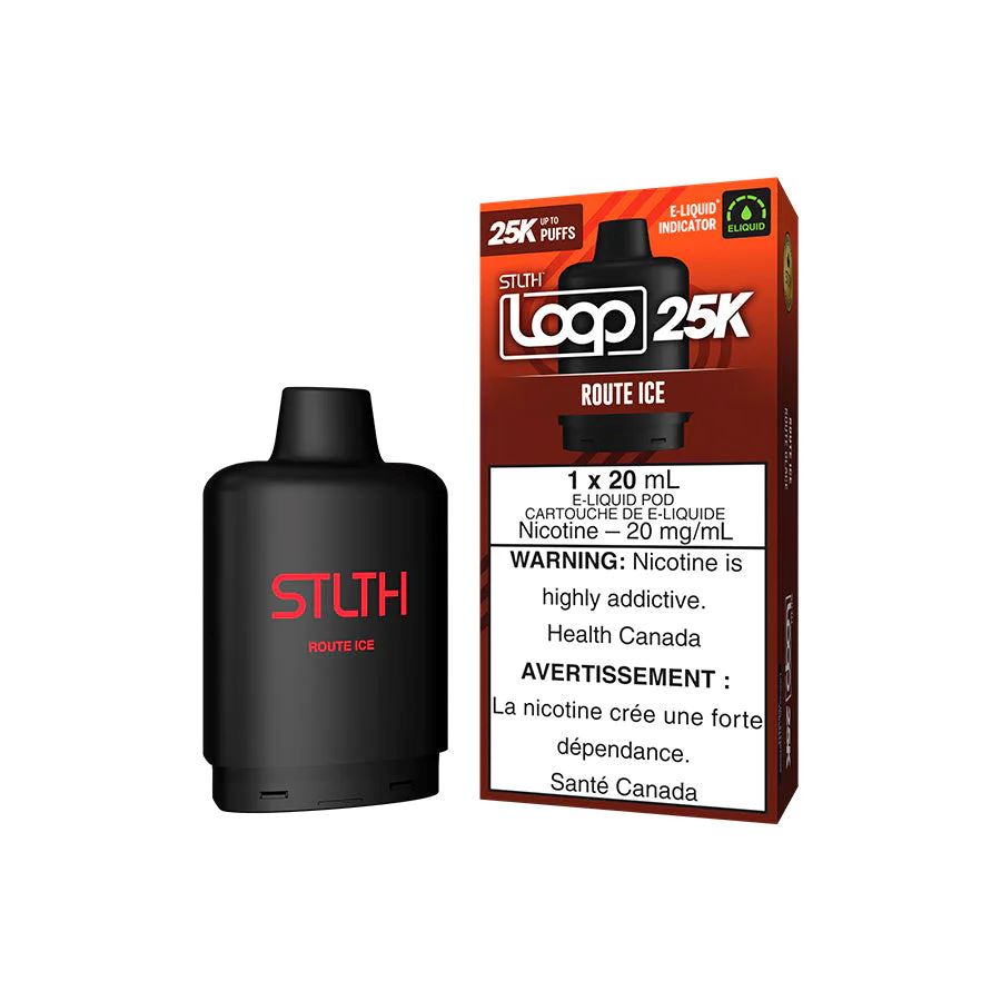 Route Ice - STLTH Loop 25k Disposable STLTH LOOP 20mg - 2% 