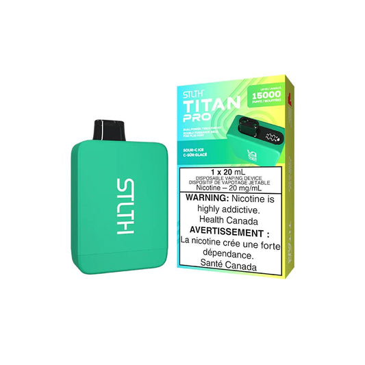 Sour-C Ice - Stlth Titan Pro Disposable Stlth Disposables 20mg - 2% 