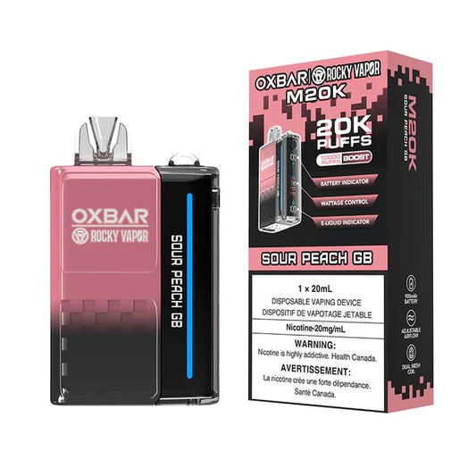 Sour Peach GB - Oxbar 20k Disposable Oxbar 20mg - 2% 