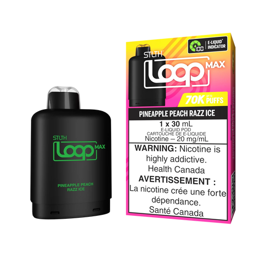 Pineapple Peach Razz Ice - STLTH Loop MAX 70k Disposable STLTH LOOP MAX 