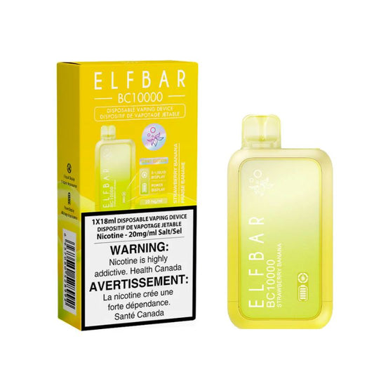 Strawberry Banana - Elf Bar BC10000 Disposable Elf Bar 20mg - 2% 