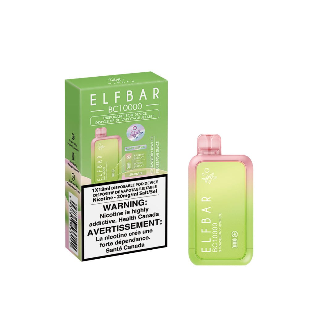 Strawberry Kiwi Ice - Elf Bar BC10000 Disposable Elf Bar 20mg - 2% 