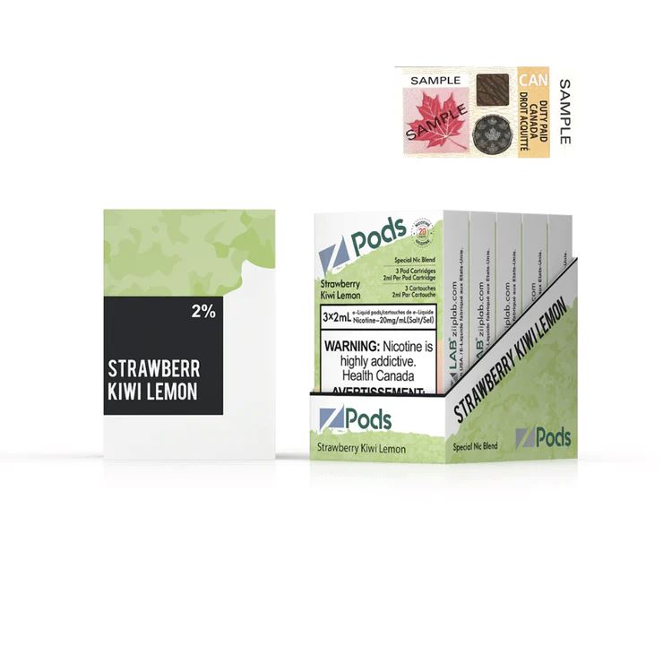 Strawberry Kiwi Lemon - Z Pods CLOSED PODS Z Labs 