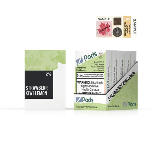 Strawberry Kiwi Lemon - Z Pods CLOSED PODS Z Labs 