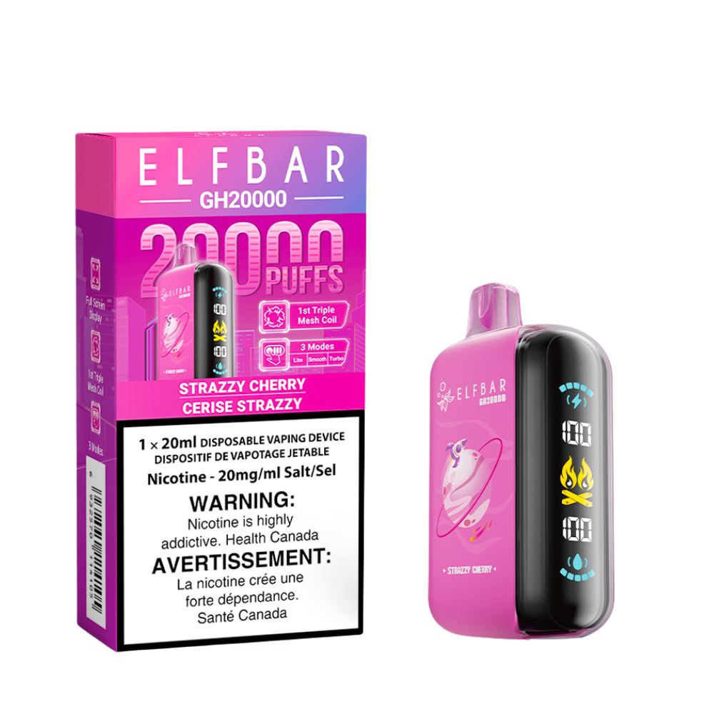 Strazzy Cherry - Elf Bar 20k Disposable Elf Bar 20k 20mg - 2% 