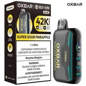Super Sour Pineapple Oxbar 42k Disposable Oxbar 42k 20mg - 2% 
