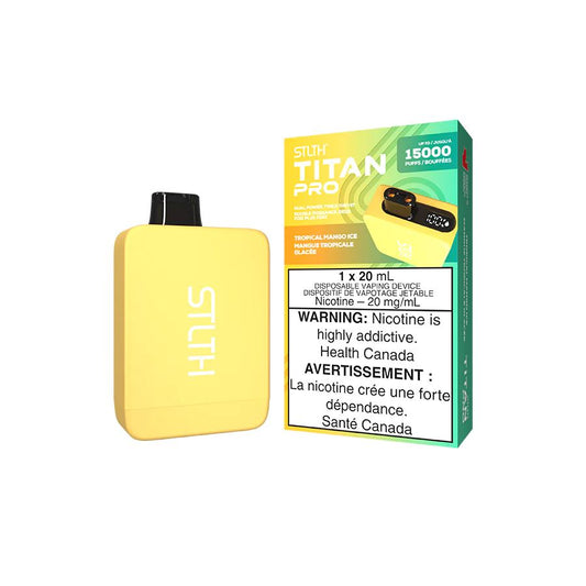 Tropical Mango Ice - Stlth Titan Pro Disposable Stlth Disposables 20mg - 2% 