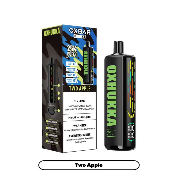 Two Apple - Oxhukka Disposable Oxhukka 20mg - 2% 