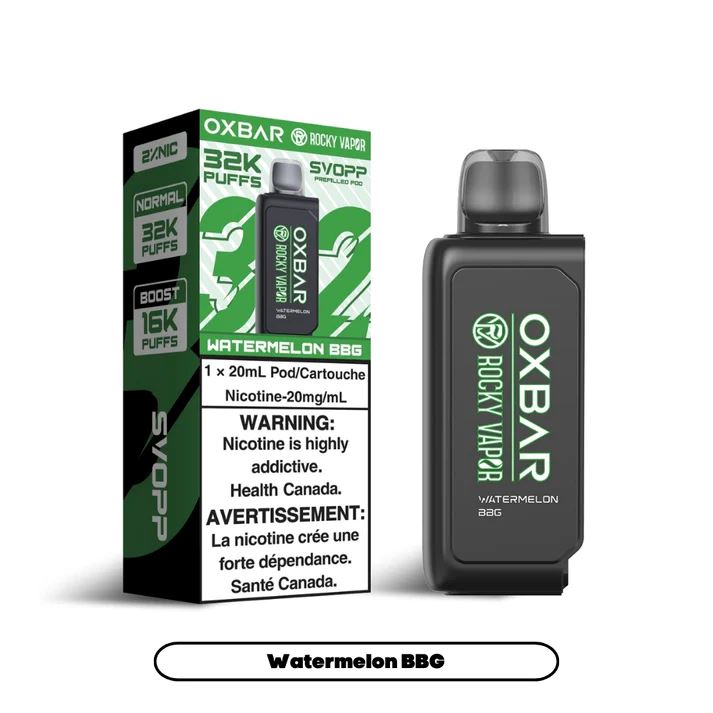 Watermelon BBG - Oxbar Svopp 32K Pod Disposable Oxbar Svopp 32k 20mg - 2% 